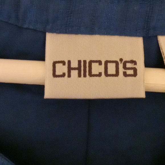Chico's blue jacket 0 - Picture 6 of 8